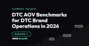 DTC AOV benchmarks for DTC Brand Operations in 2026