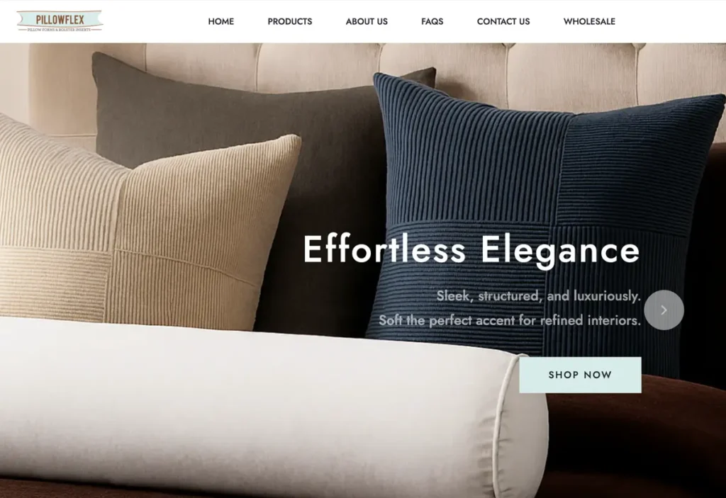 Pillowflex Web Development E-commerce Builds