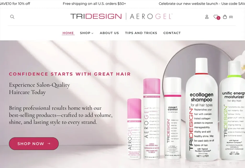 TRIDESIGN Web Development E-commerce Builds