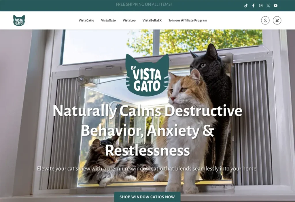 Vista Gato Web Development E-commerce Builds