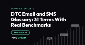 DTC Email and SMS Glossary 31 Terms With Real Benchmarks